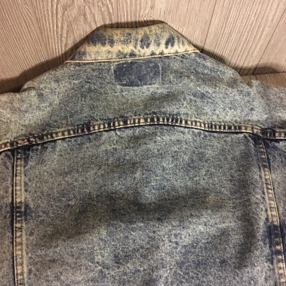Vintage Levi’s 80s Denim Acid Wash Jacket - Picture 9 of 11